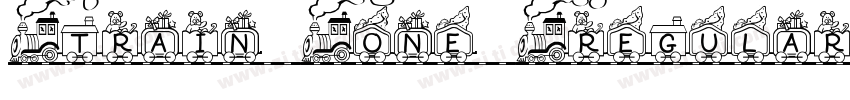 Train One Regular字体转换